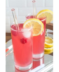 Set of 4 glass straws