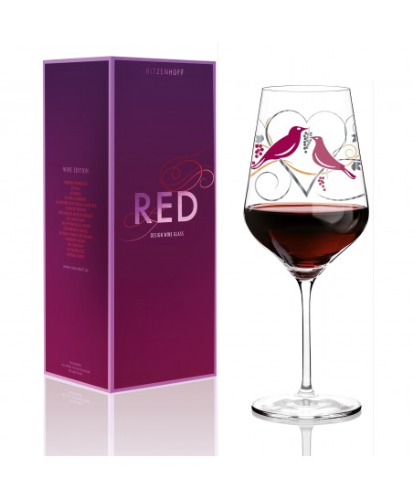 Red Wine Glass Red Ritzenhoff 3000013 Anissa Mendil  2015