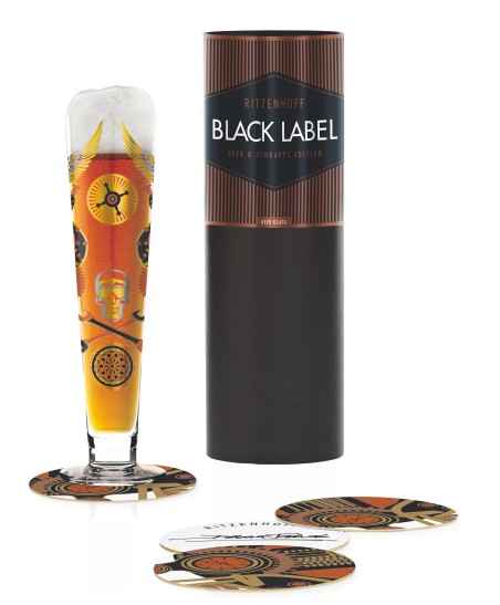 Beer Glass Black Label Ritzenhoff 1010243