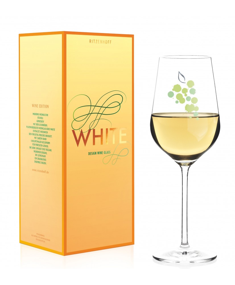 White Wine Glass White Ritzenhoff 3010027 Iris Interthal 2016