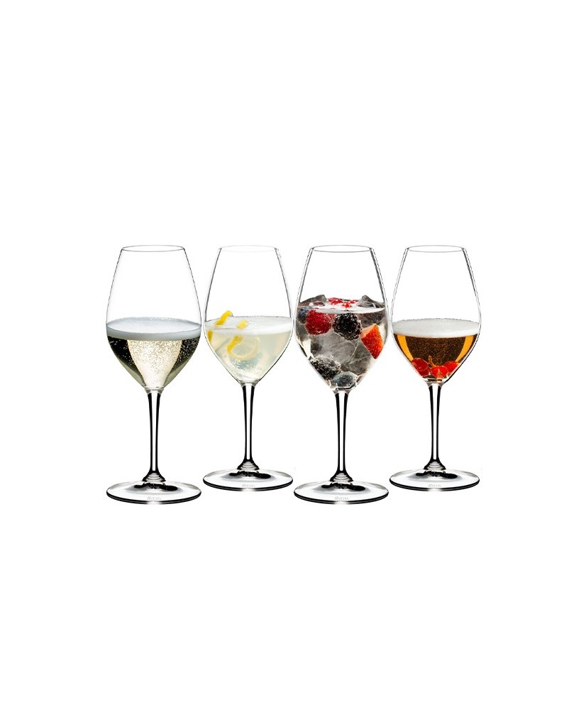 Set of 4 Riedel Champagne Glasses