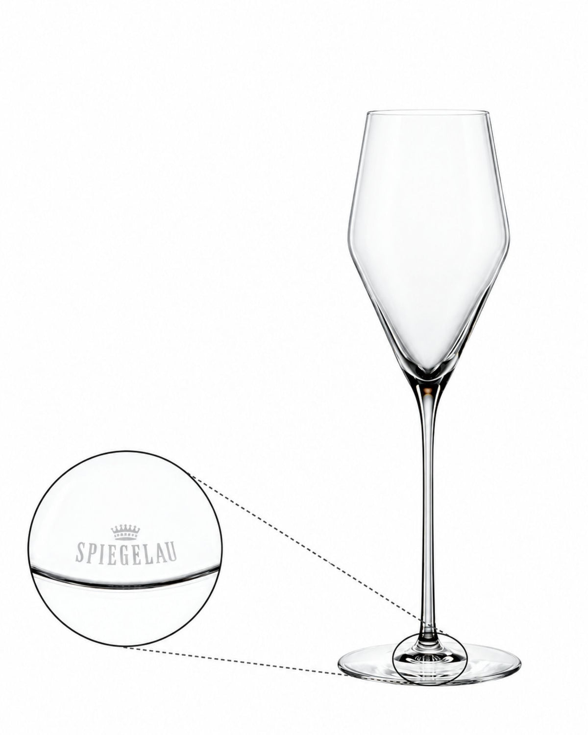  Set of 6 Champagne Spiegelau Glasses | Definition Series
