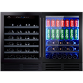 Wine Cell’R Wine Cellar & Beverage Center – Black Pearl Collection | 2 Zones – 68 Bottles + 84 Cans