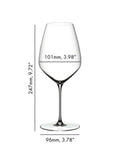 Set of 2 Riedel Syrah/Shiraz Glasses | Veloce Series