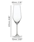  Set of 6 Champagne Spiegelau Glasses | Definition Series