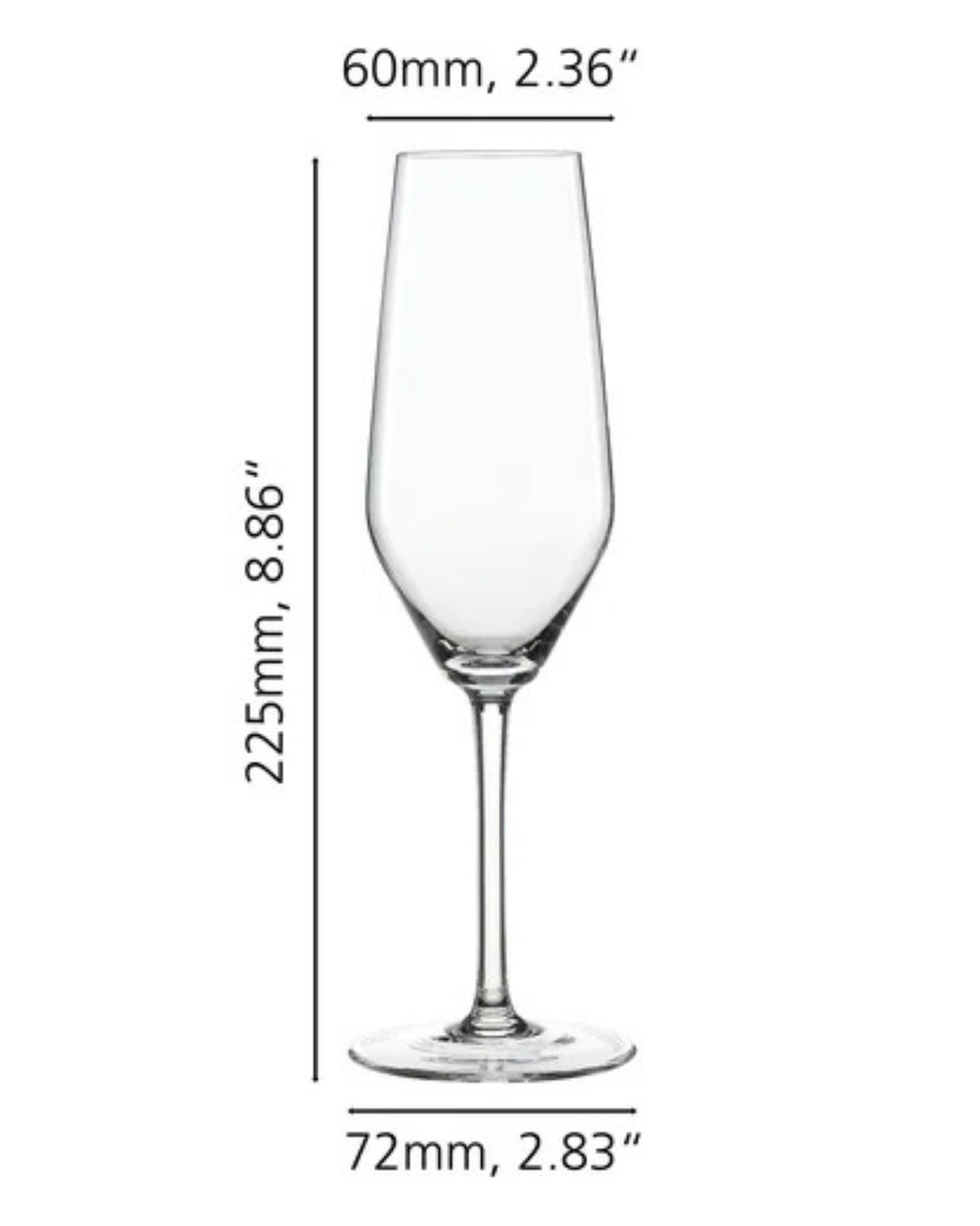  Set of 6 Champagne Spiegelau Glasses | Definition Series