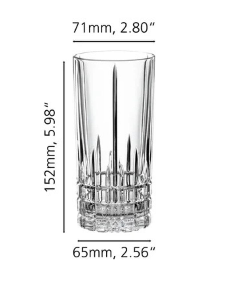Set of 4 Spiegelau Highball Cocktail Glasses | Perfect Serve Series