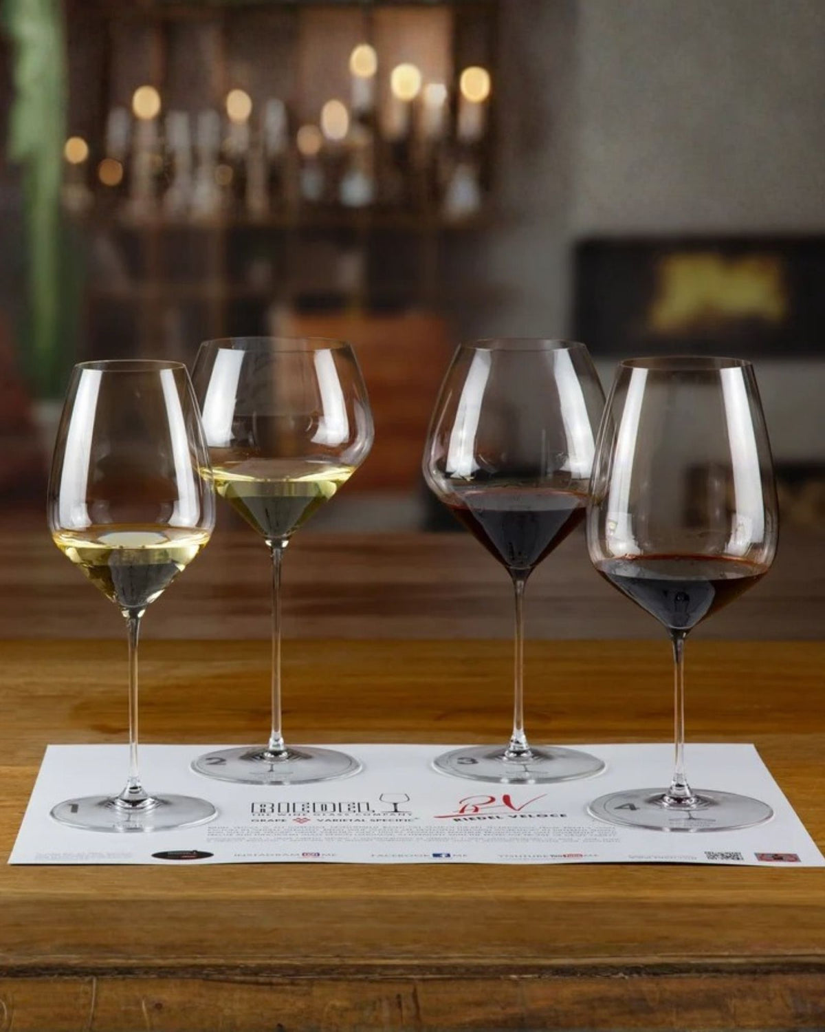 Set of 4 Tasting Glasses | Veloce Series