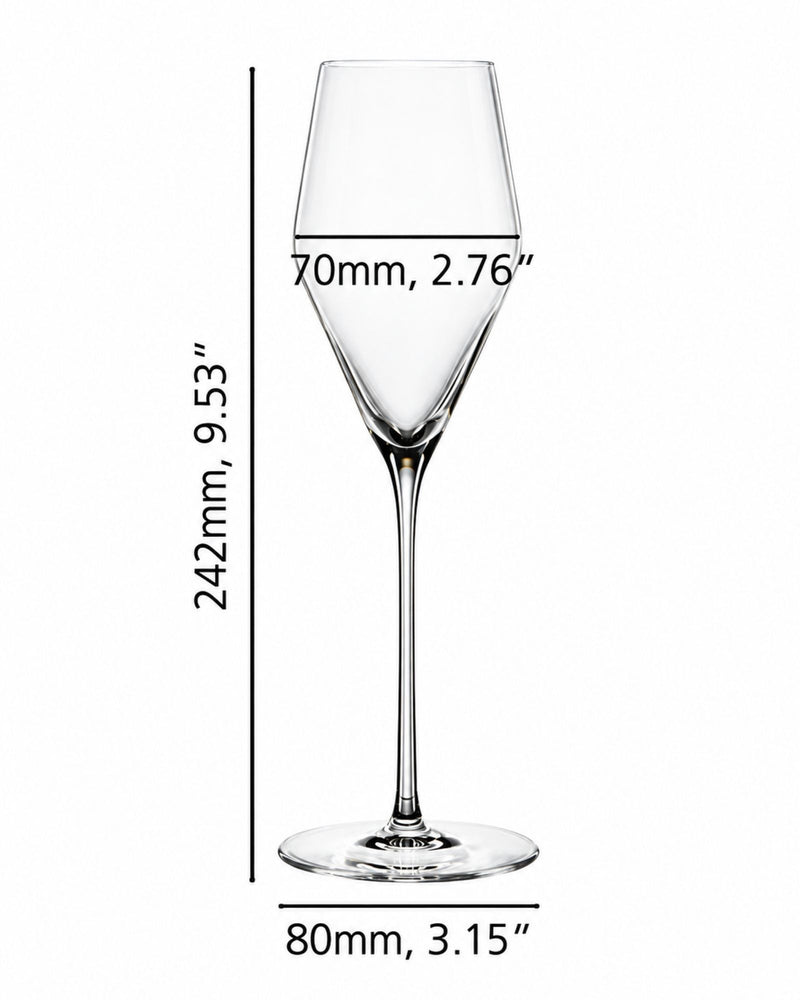  Set of 6 Champagne Spiegelau Glasses | Definition Series