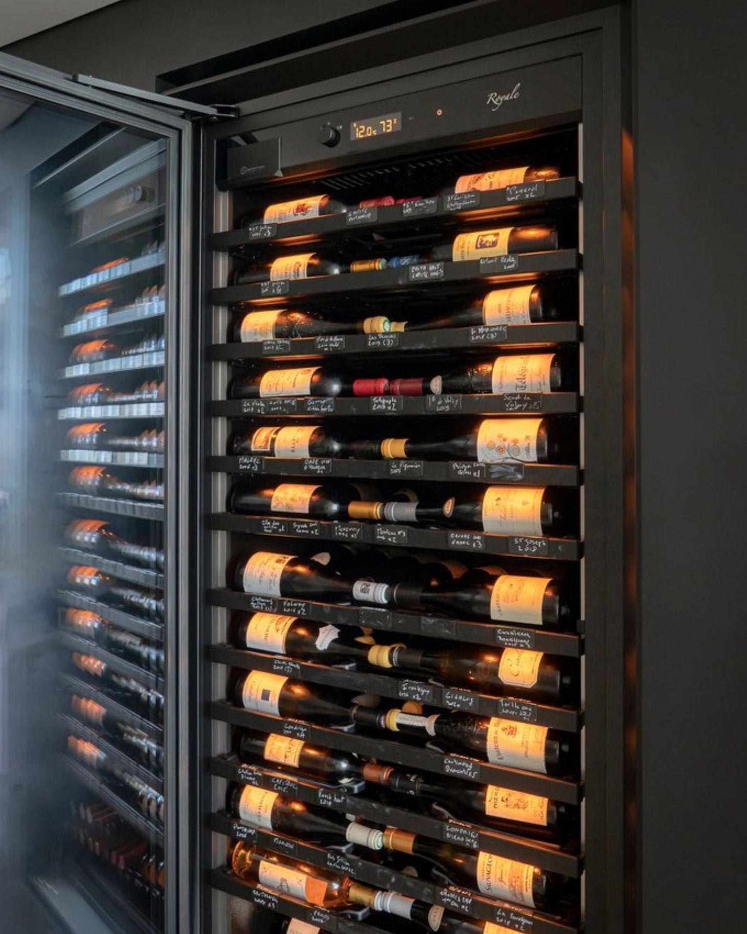 EuroCave Royale | The World's Best Wine Cooler - 124 Bottles - Glass Door