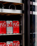 Wine Cell'R Beverage Centre - Titanium - 1 Zone - 16 Bottles + 92 Cans