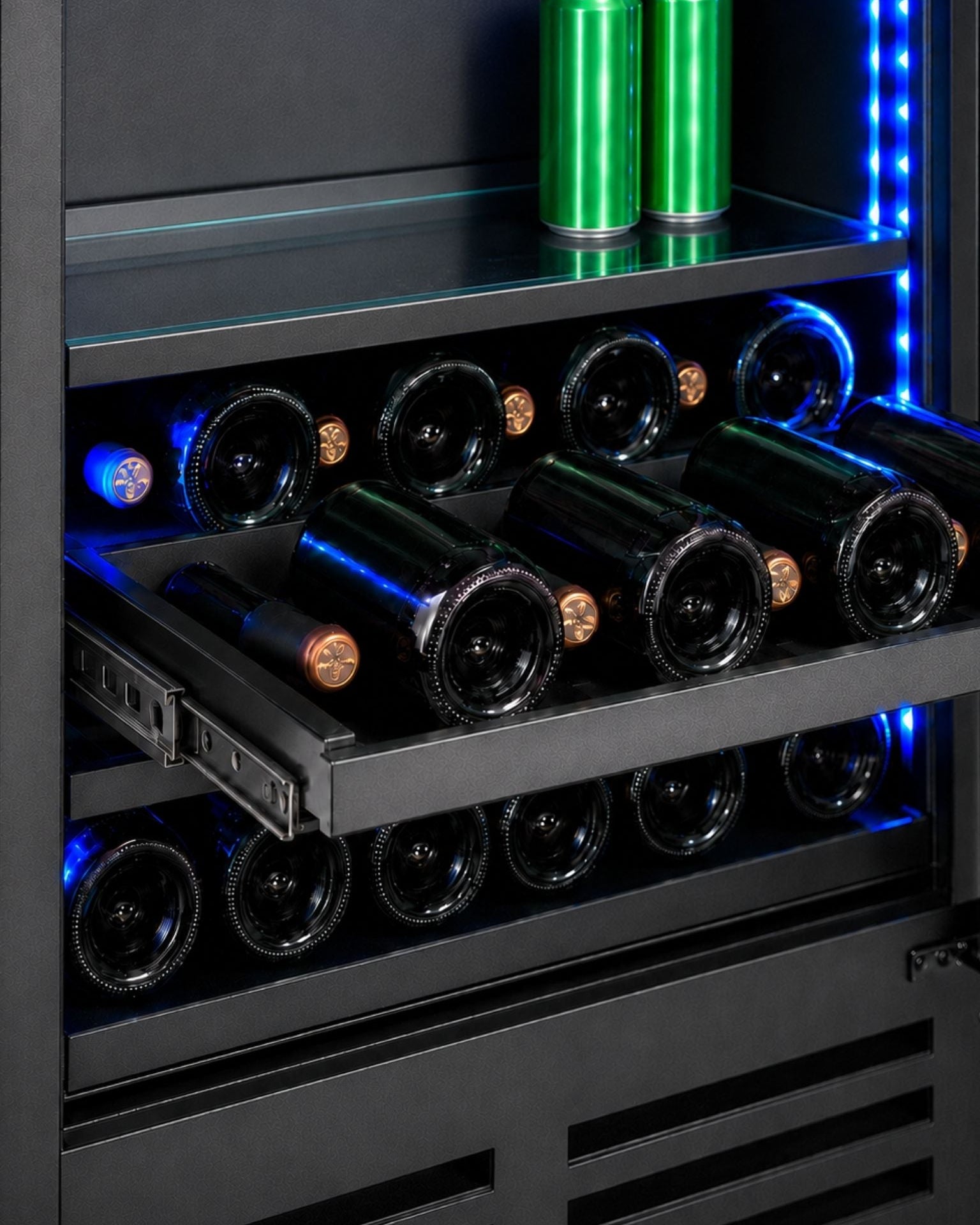 Wine Cell'R Beverage Center - Black Pearl Collection | 1 Zone - 22 Bottles - 84 Cans