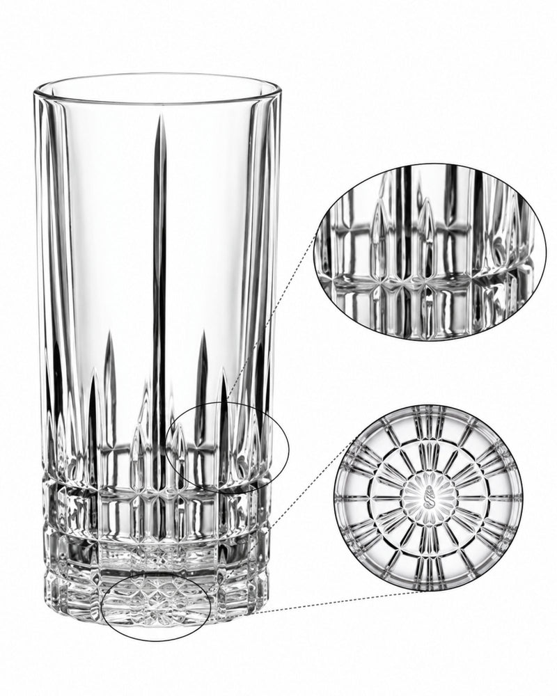 Set of 4 Spiegelau Highball Cocktail Glasses | Perfect Serve Series