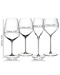 Set of 4 Tasting Glasses | Veloce Series