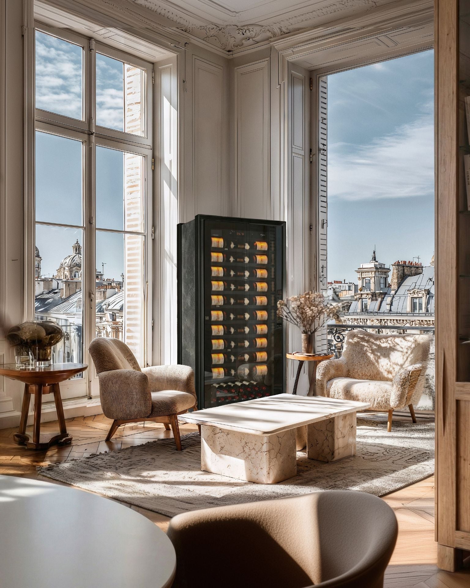 EuroCave Royale | The World's Best Wine Cooler - 124 Bottles - Glass Door