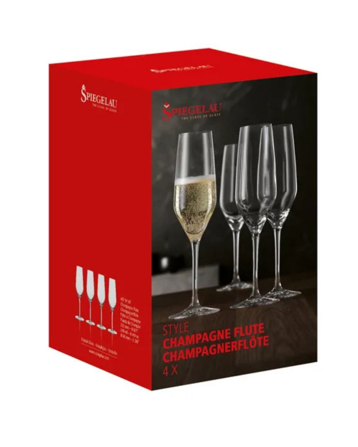  Set of 6 Champagne Spiegelau Glasses | Definition Series