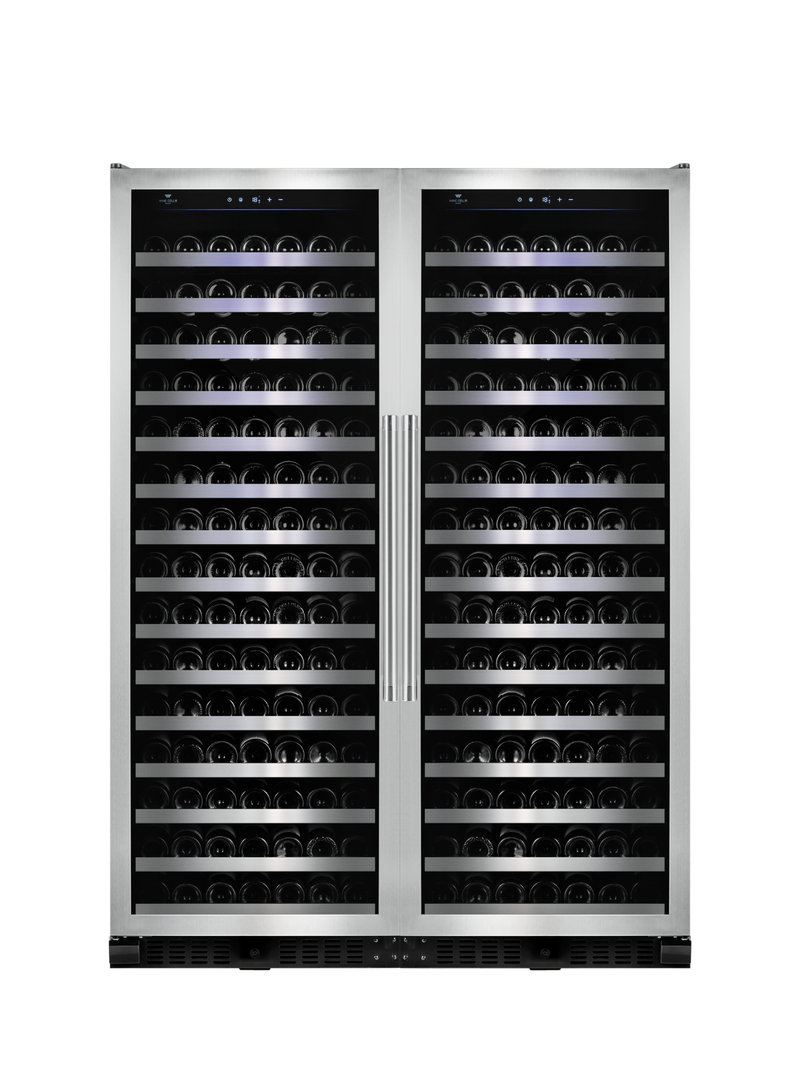 WineCell'R Wine Cabinet - Diamond Collection | 362 Bottles - 2 Zones