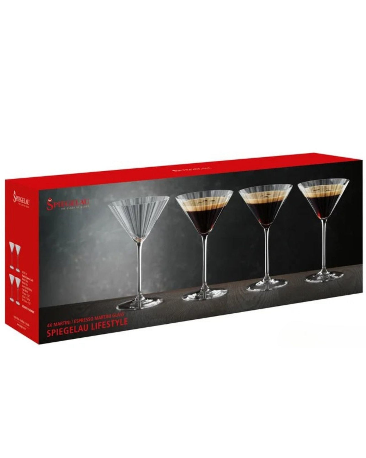 Ens. 4 Verres à Espresso Martini Spiegelau
