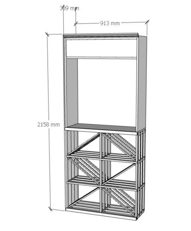 Elite Kit Rack - Arche de Dégustation Diamant 96 Bouteilles - Vue 3