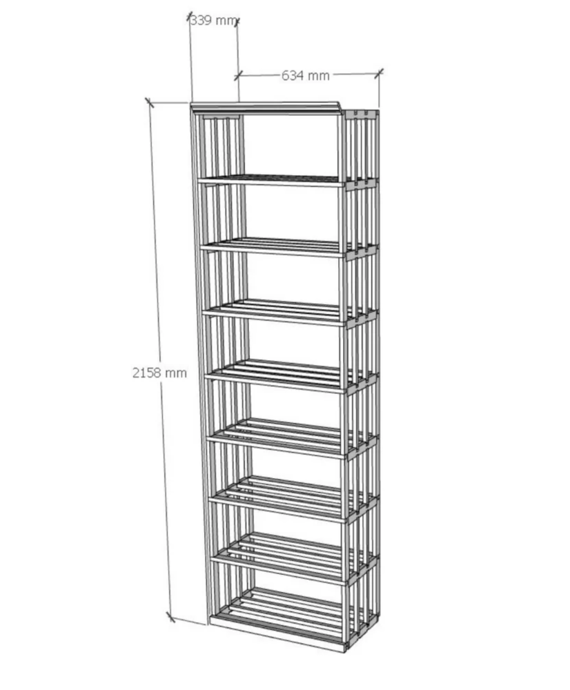 Elite Kit Rack - Support de Rangement 96 Bouteilles - Vue 4