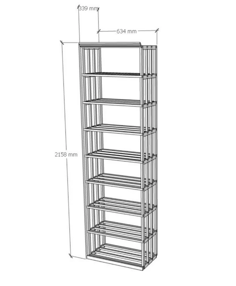 Elite Kit Rack - Support de Rangement 96 Bouteilles - Vue 4