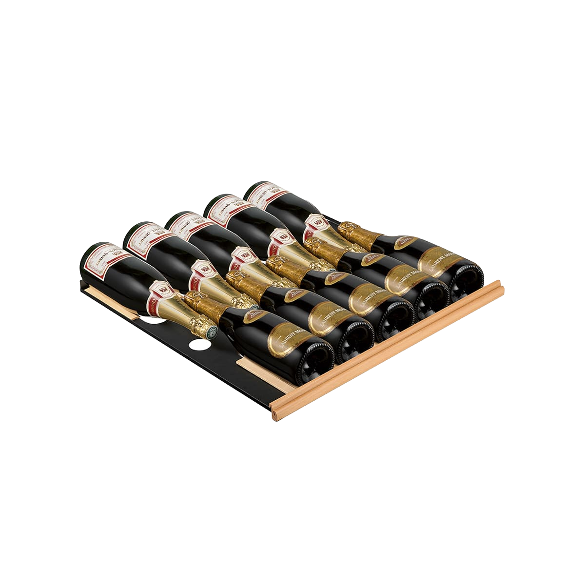 Champagne sliding shelf