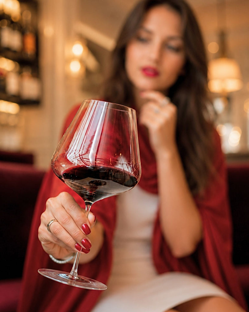 Zalto Glasses | Set of 6 Glasses | Burgundy