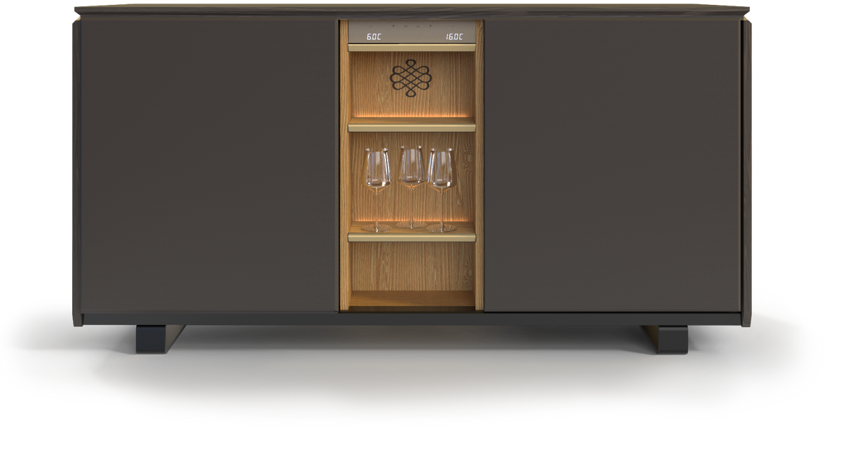 EuroCave Wine Cellar | Harmonie Series | 50 bottles - Solid Door