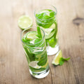 Mojito Glass & Muddler Set - Glass & Wood / Giftbox