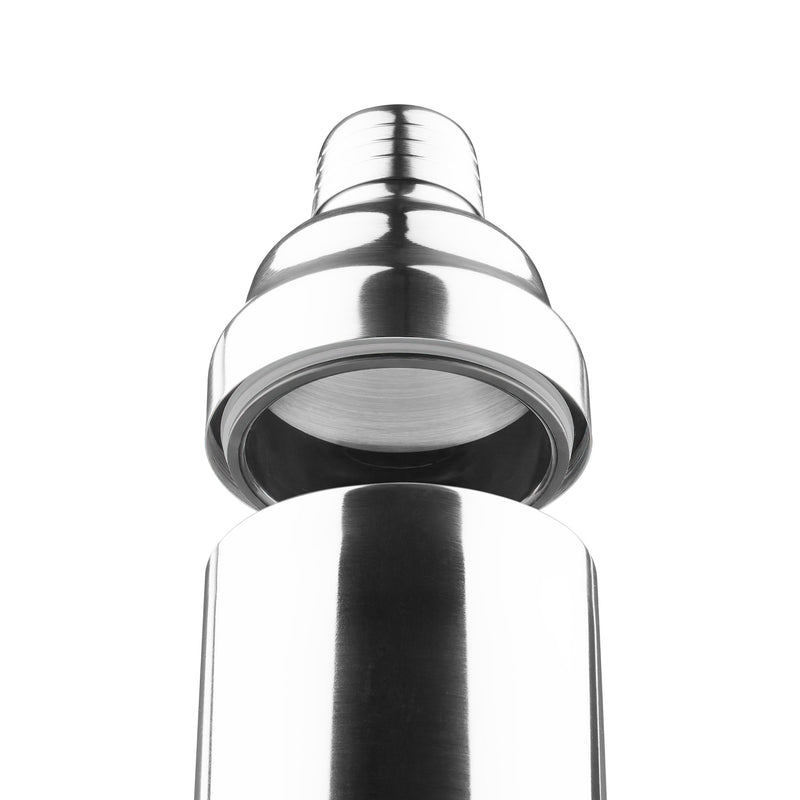 Double Wall Stainless Steel Cocktail Shaker - Stainless Steel / Stainless Steel / Giftbox