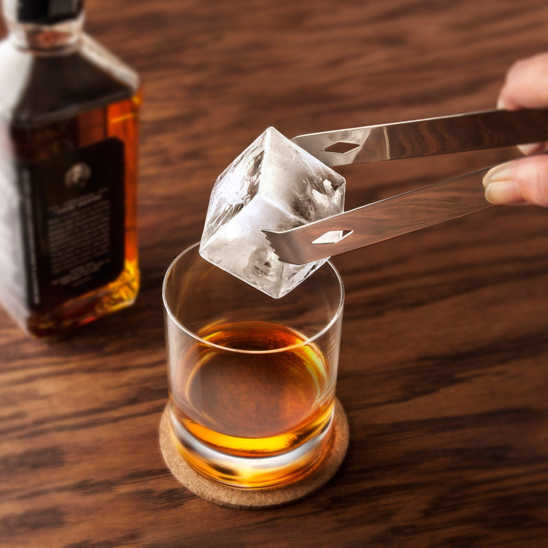 2" Extra-Large 6 Cube Ice Mould Tray - Silicone (BPA-free) / Carded