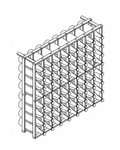 Kit Rack Classic | Standard columns · 64 bottles