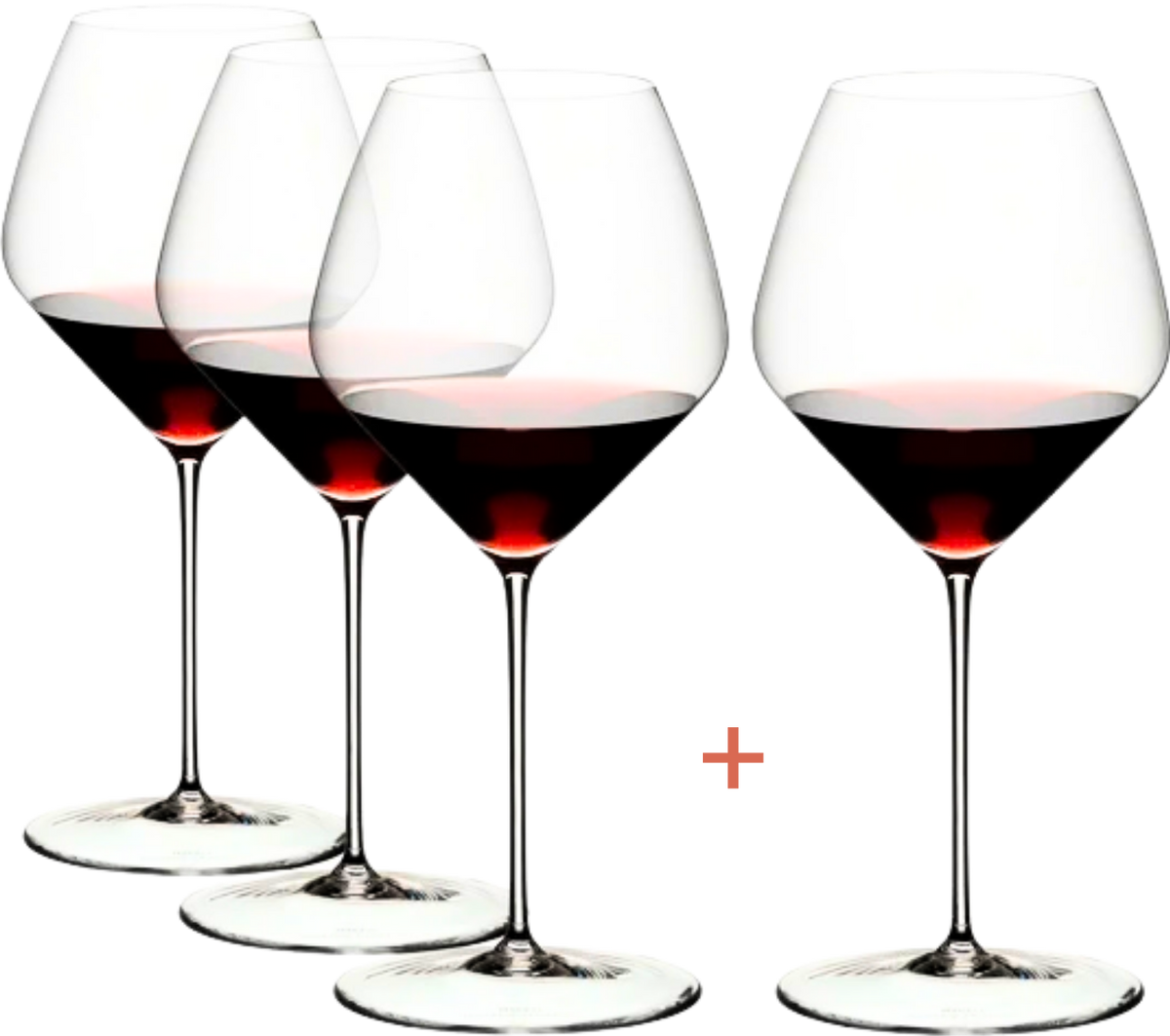 Ens. de 4 verres à Pinot Noir / Nebbiolo Riedel | Série Veloce