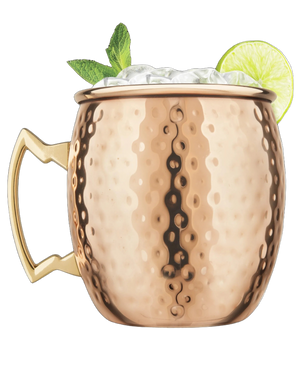 Final Touch Hammered Copper Mule Mug