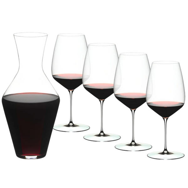Ens. Verres & Carafe pour Cabernet/Merlot Riedel | Série Veloce