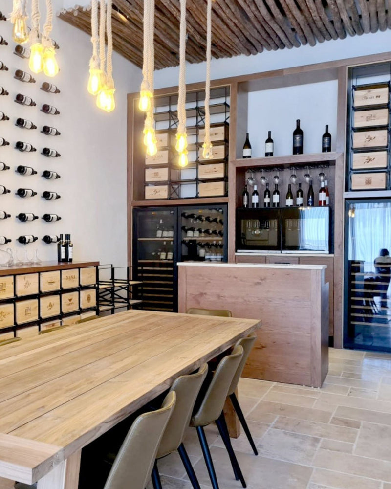 EuroCave Wine Bar 8.0 | Distributeur de vin - 8 bouteilles - Porte vitrée