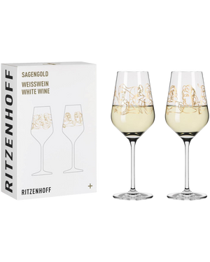 Verre Ritzenhoff | Ens. de 2 Verres 3411001 | Vin Blanc