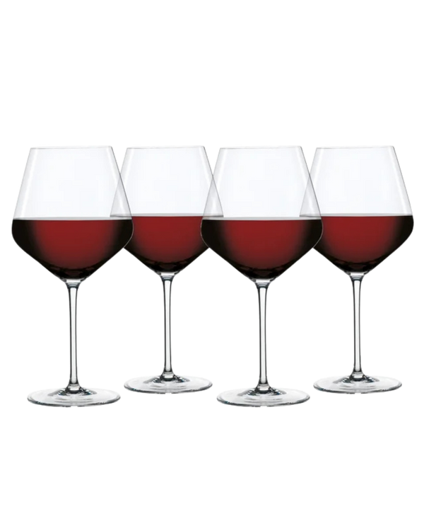 Set of 4 Spiegelau Burgundy Glasses | Style Series