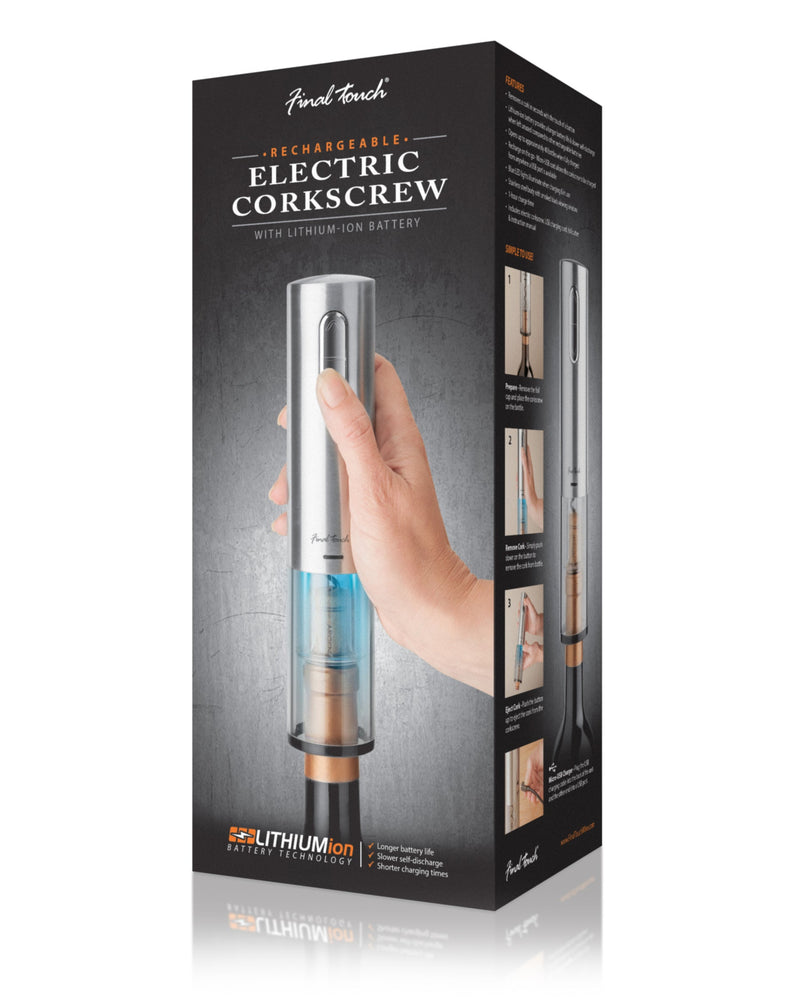 Tire-bouchon électrique rechargeable Final Touch