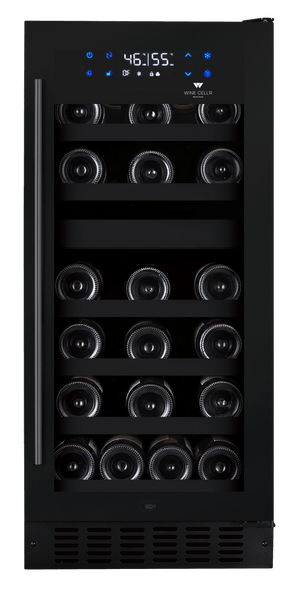 WineCell'R Wine Cabinet - Black Pearl Collection | 26 Bottles - 2 Zones