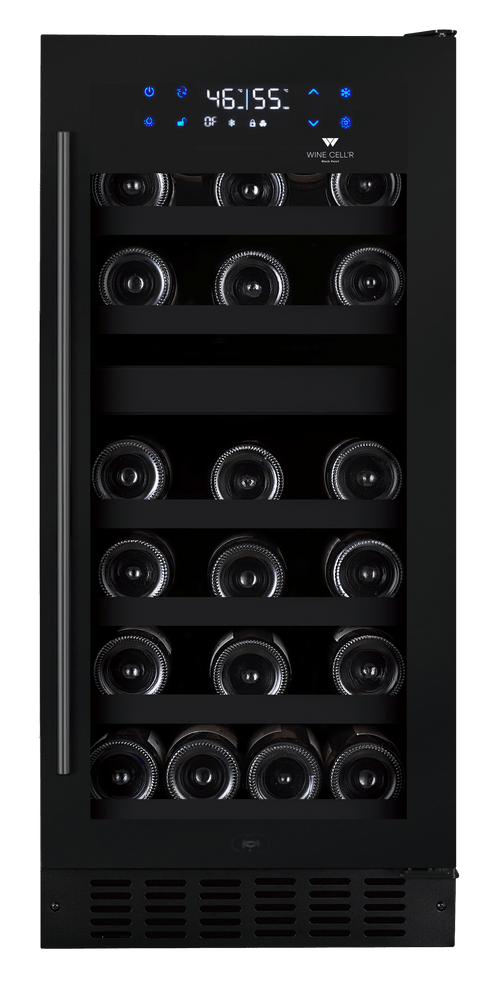 WineCell'R Wine Cabinet - Black Pearl Collection | 26 Bottles - 2 Zones