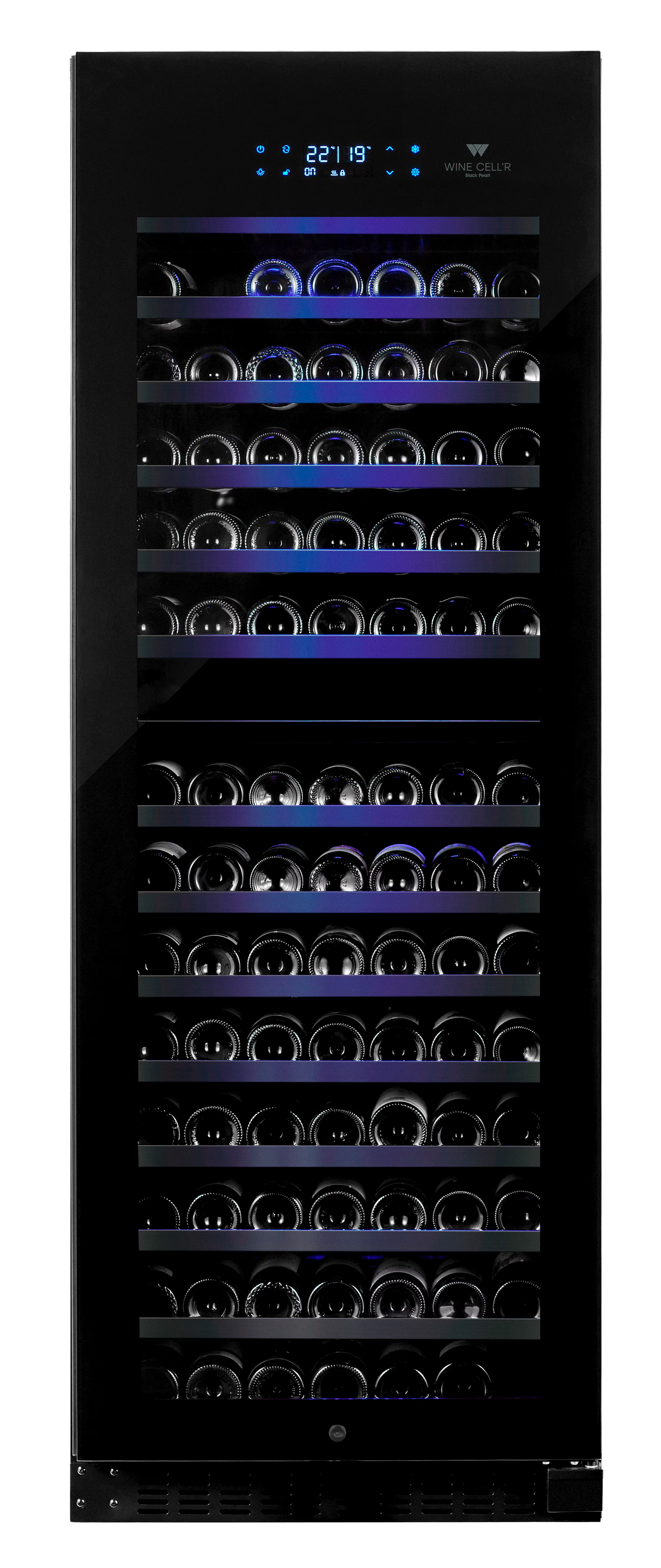 Cellier WineCell'R - Collection Black Pearl | 181 Bouteilles - 2 Zones