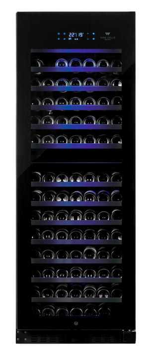 WineCell'R Wine Cabinet - Black Pearl Collection | 181 Bottles - 2 Zones