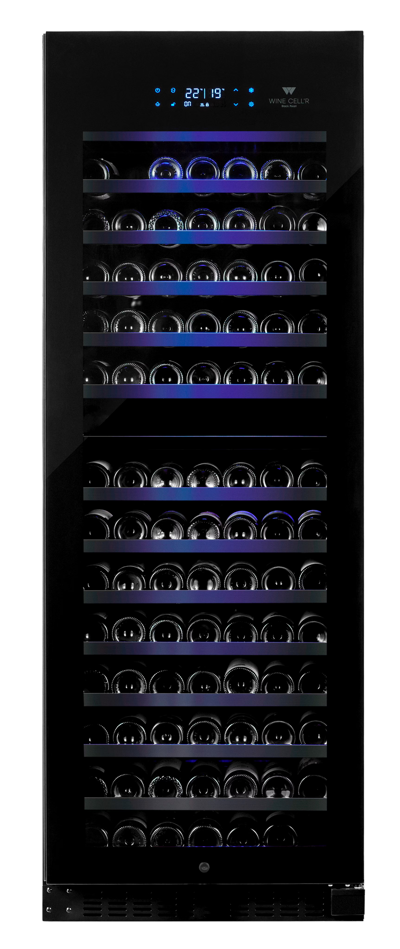 Cellier WineCell'R - Collection Black Pearl | 181 Bouteilles - 2 Zones