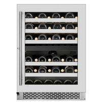 Cellier WineCell'R - Collection Titanium | 46 Bouteilles - 2 Zones