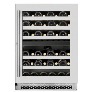 WineCell'R Wine Cabinet - Titanium Collection | 46 Bottles - 2 Zones