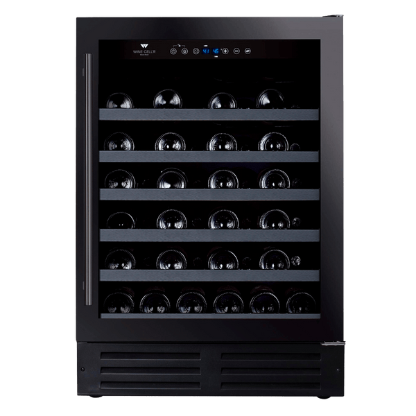 WineCell'R Wine Cabinet - Black Pearl Collection | 46 Bottles - 1 Zone