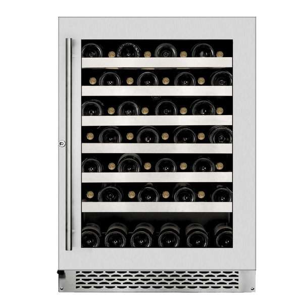 WineCell'R Wine Cabinet - Titanium Collection | 54 Bottles - 1 Zone