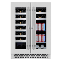 WineCell'R Beverage Centre - Titanium Collection | 27 Bottles - 2 Zones