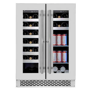 WineCell'R Beverage Centre - Titanium Collection | 27 Bottles - 2 Zones